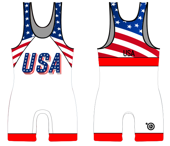 2024 Veteran World Team Singlet - Red