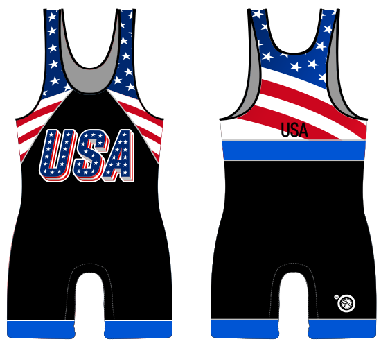 2024 Veteran World Team Singlet - Blue