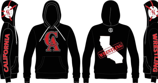 California Wrestling hoodie (black)