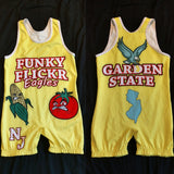 Funky Flickr Eagles NJ Garden State singlet (yellow)