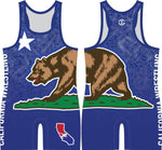 California Wrestling singlet (blue)